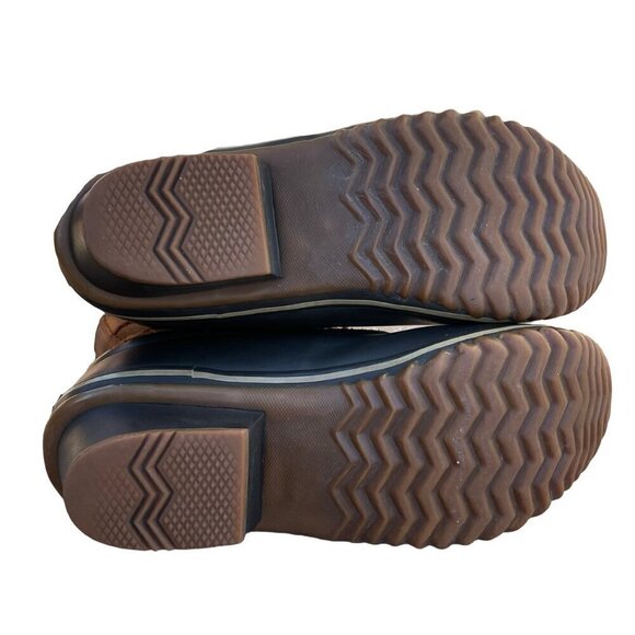 Sorel Fancy Lace II Duck Boots Brown NL2125-286 Women's Size 7, Waterproof Rain - Picture 8 of 16